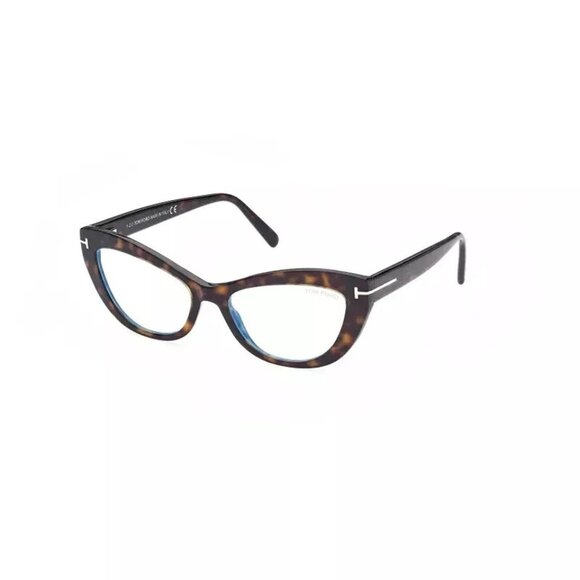 New Authentic Tom Ford FT5765-B-052-54 Cat Eye Eyeglasses